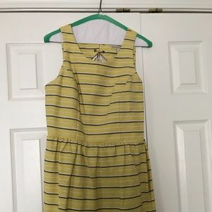 Madison Scotch Yellow Stripe Mini Dress